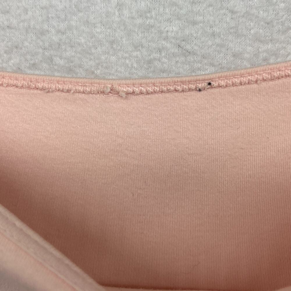 EILEEN FISHER Top XL Cotton Interlock Jersey Boat Neck 3/4 Sleeve Basic Pink - Picture 5 of 10